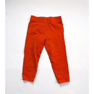 Primary Cropped Orange Leggings, Size 10